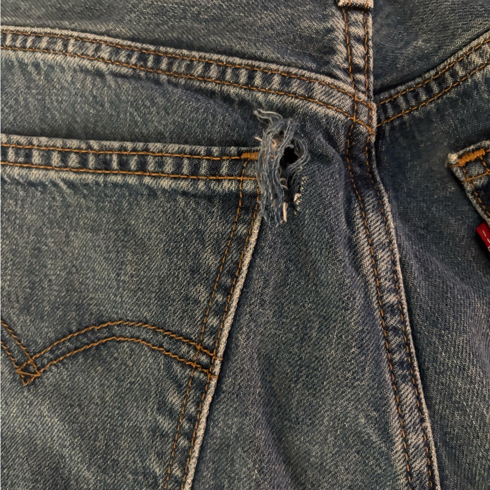 Levi’s Low Pro Straight Jeans Size 27 Medium Wash Low Rise Water<Less - Picture 9 of 9